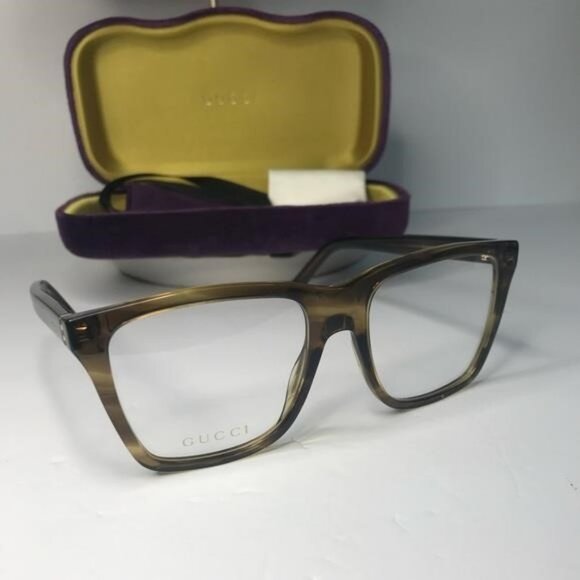New Authentic GUCCI GG0452O 004 Oversized Eyeglasses - Picture 8 of 12